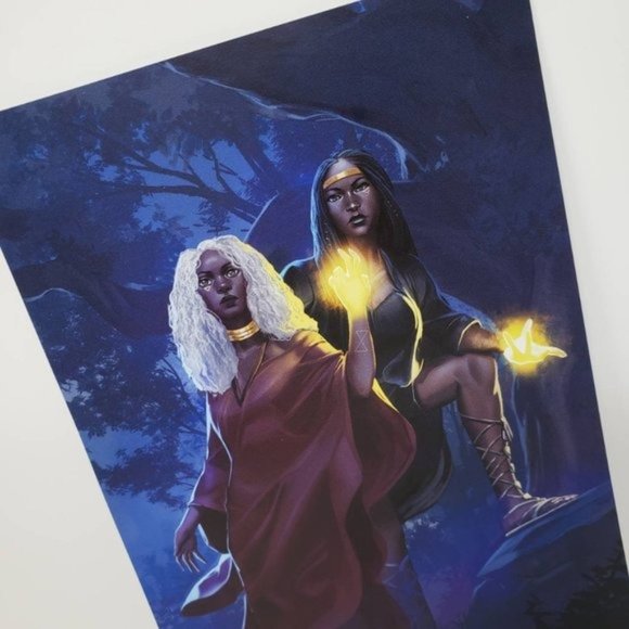 Art Print - Witches Steeped in Gold By Ciannon Smart featuring Iraya & Jazmyne - Picture 2 of 4